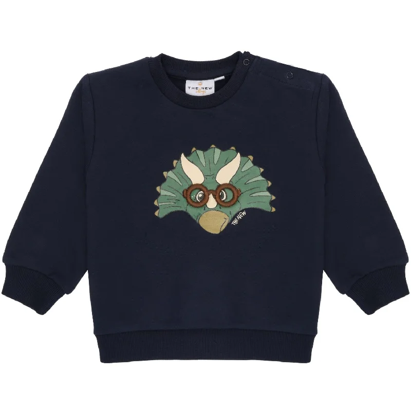 Cozy Fashion Trends THE NEW Siblings Navy Blazer Leroy Sweatshirt