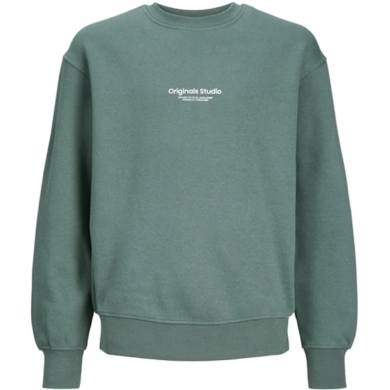 Simple Solid Color Jack & Jones Junior Laurel Wreath Jorvesterbro Sweatshirt