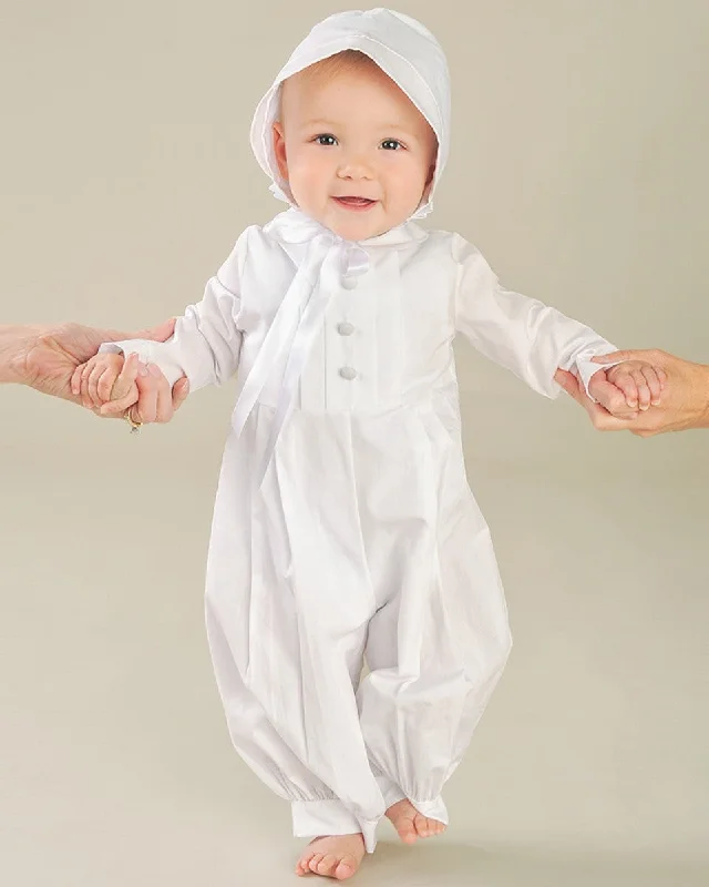 All-Day Wear 2 Piece Boys "Michael" Christening Suit w/Hat