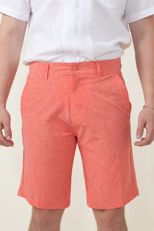 Creative Prints 1897 Original Horizon Hybrid Shorts for Men in Coral | XM9821-GL-HCORAL