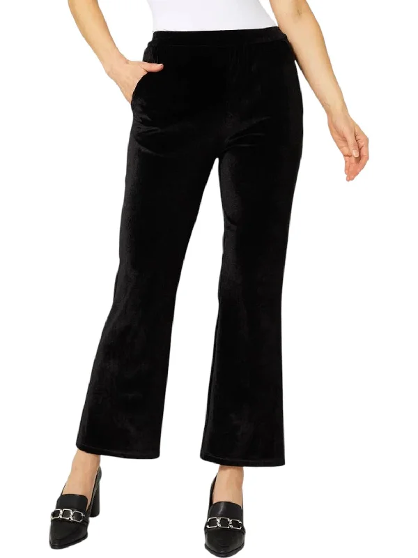 High-quality Styles Pippa Pleat Front Velour Pant In Black