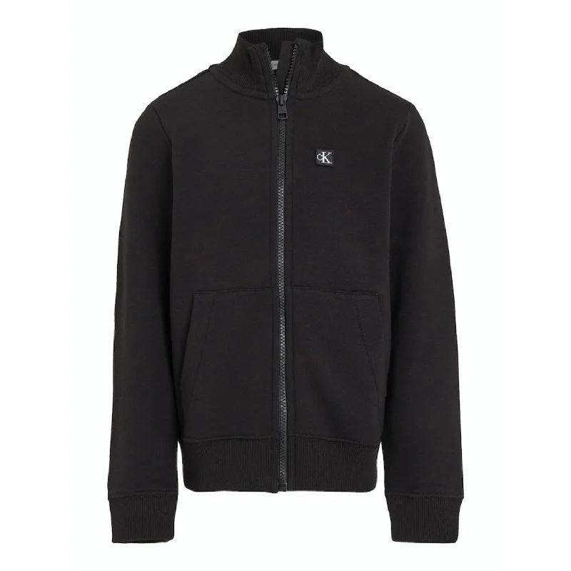 Daily Comfort Calvin Klein Ck Black MonAndram Mini Badge Half-Zip Crewneck