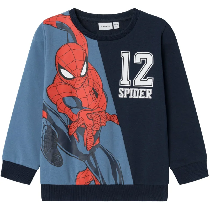 Chic Outfits Name It Coronet Blue Jakio Spiderman Sweatshirt