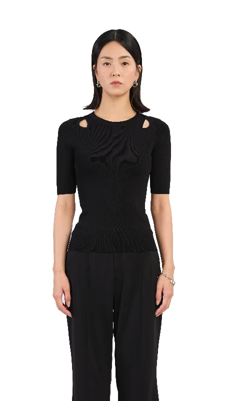 Trendy Looks Cut-Out Sweater