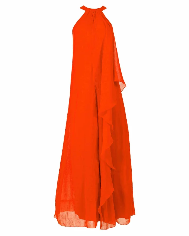 Light And Breathable Aphrodite Maxi Dress - Red