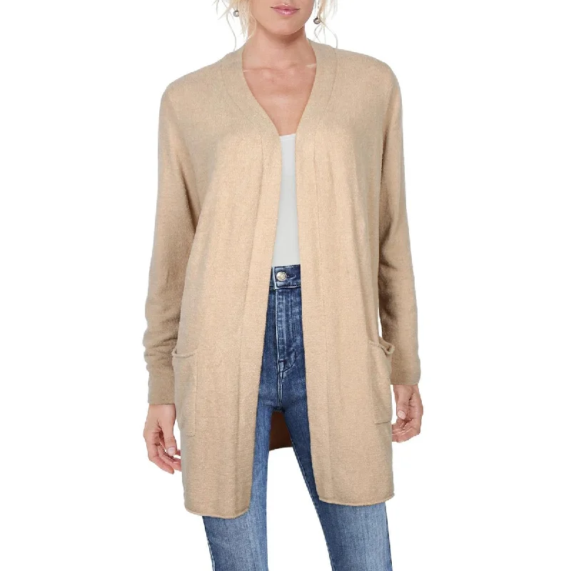 Soft Comfort Wear Womens Open Front Duster Cardigan Sweater