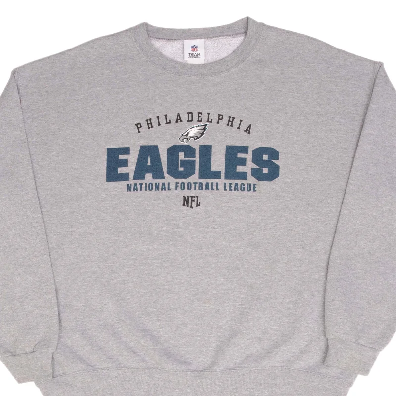 Cozy Layers VINTAGE NFL PHILADELPHIA EAGLES 2000S GREY SWEATSHIRT SIZE XL
