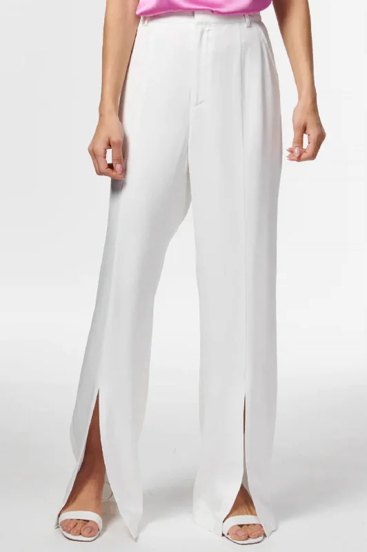 Customized Version Amelie Twill Pant In White