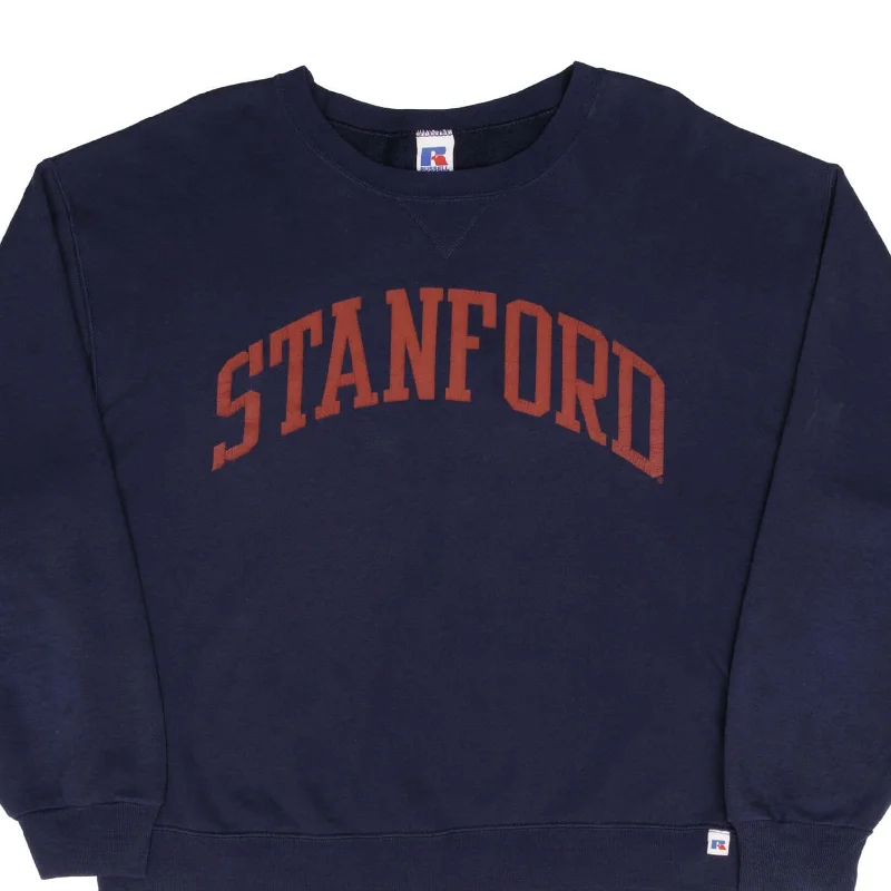 Comfortable Fashion VINTAGE STANFORD RUSSELL CREWNECK SWEATSHIRT 1990S SIZE LARGE