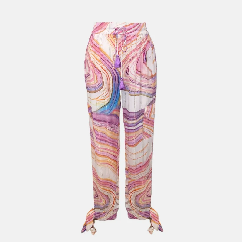 Chic Lounge Eira Jogger In Peach/lilac