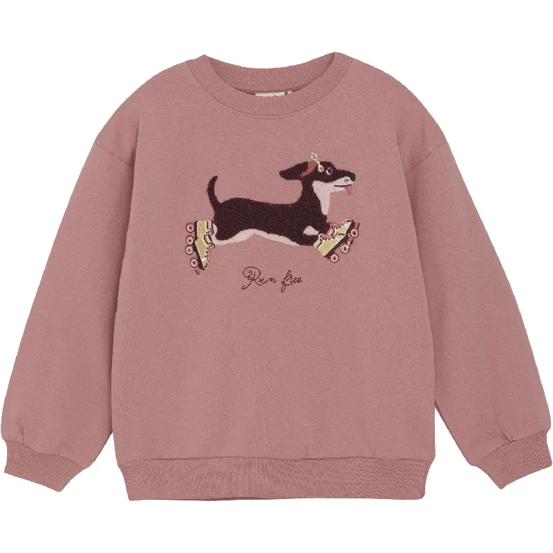 Versatile Comfort Wear Minymo Dusty Rose Sweatshirt