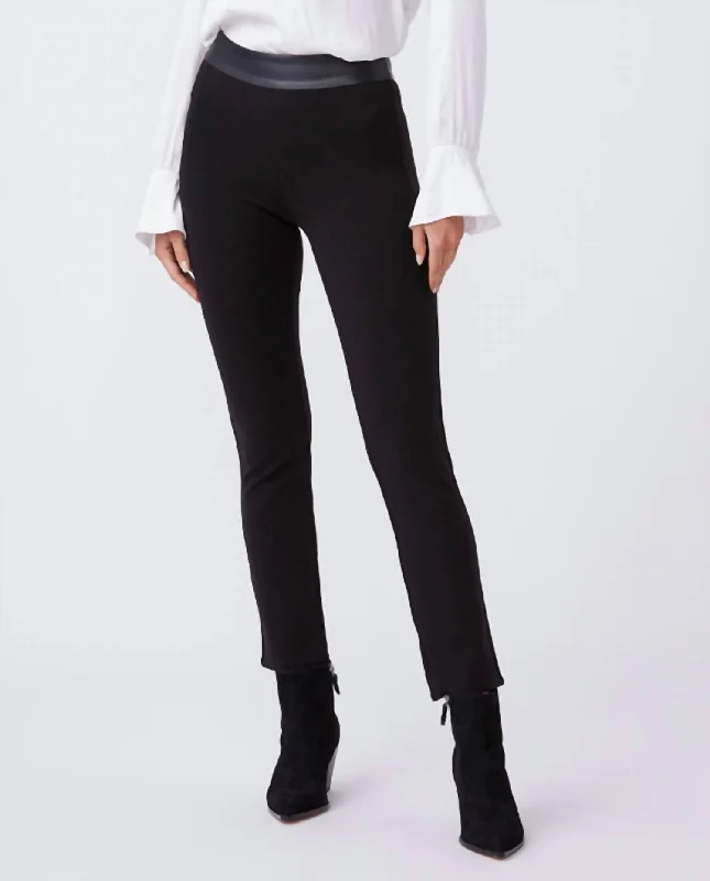 Everyday Chic Camilla Ponte Pant In Black
