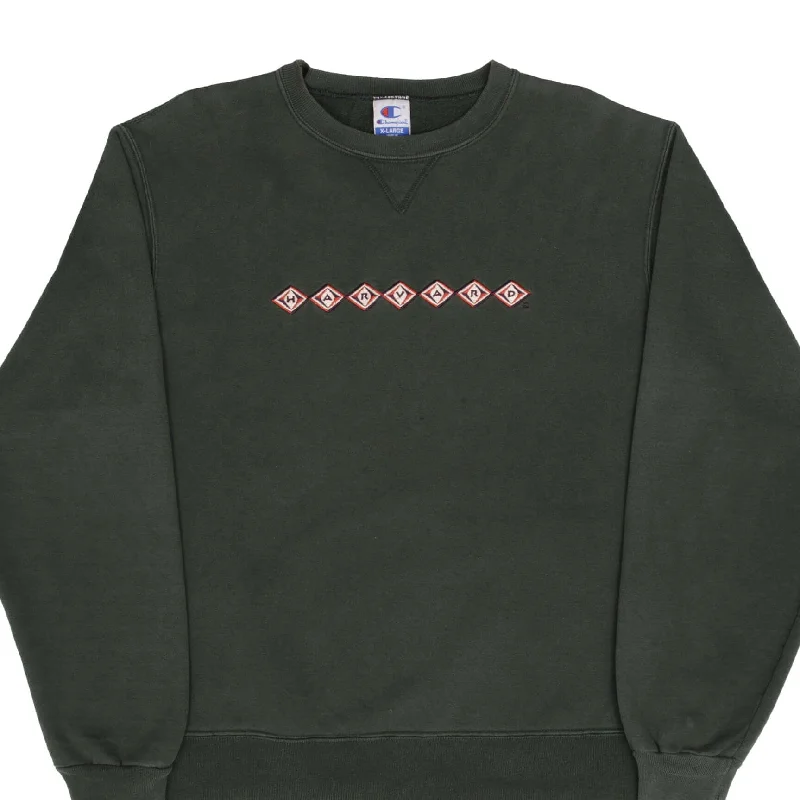 Classic Design VINTAGE CHAMPION HARVARD UNIVERSITY GREEN SWEATSHIRT 1990S SIZE XL