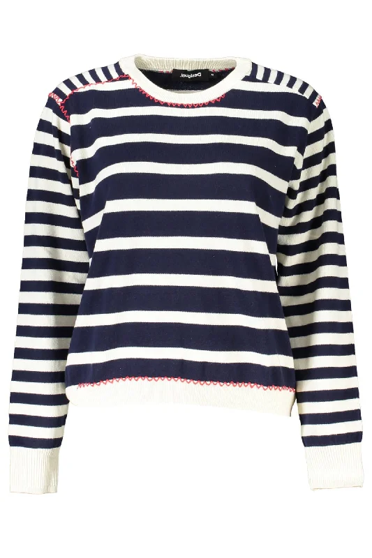 Simple Solid Color Desigual Chic  Long-Sleeved Contrast Detail Women's Shirt