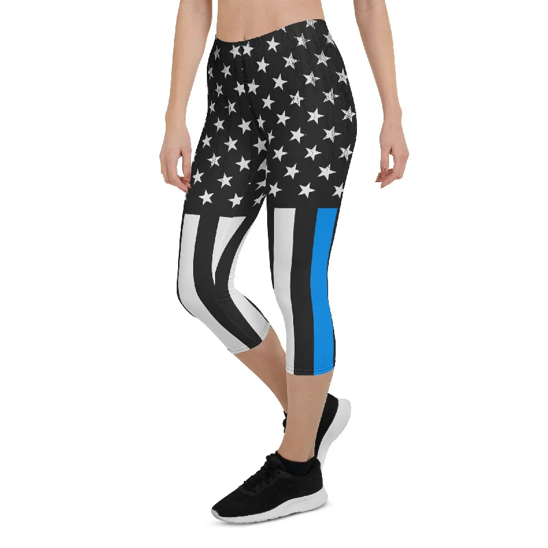 Tropical Style First Responder Police Capris