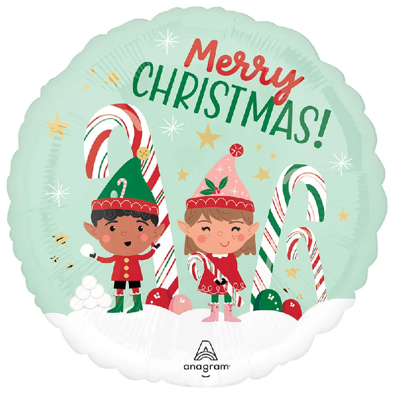 Simple Style 18 inch MERRY CHRISTMINTS ELVES