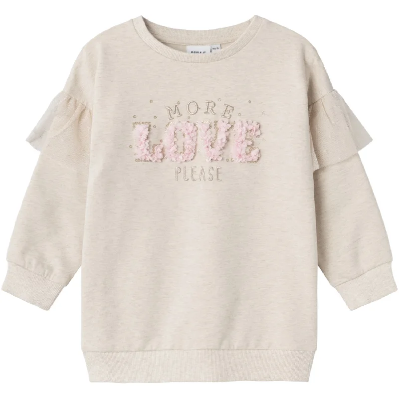 Stylish Jackets Name It Peyote Melange Lissy Light Sweat Tunic