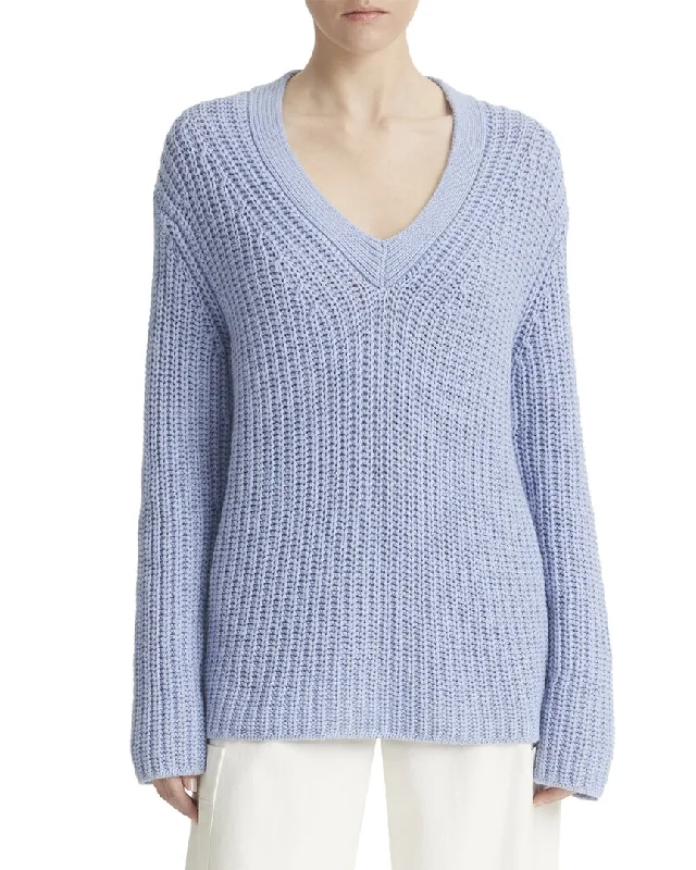 Leisure Sports Vince Chunky Shaker Wool & Cashmere-Blend Sweater