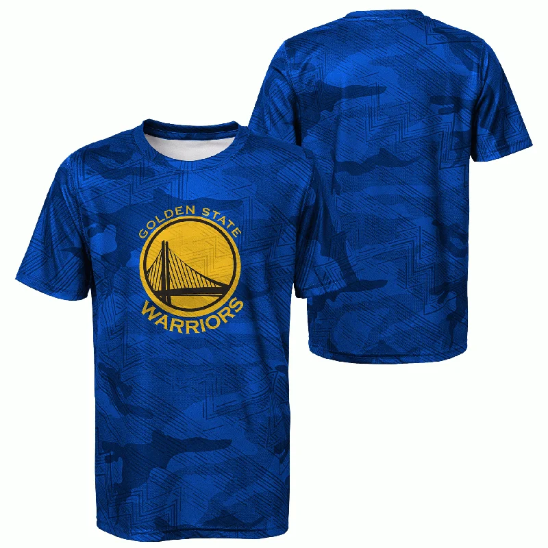 Simple Looks Golden State Warriors Youth Assault Sublimated Shirt