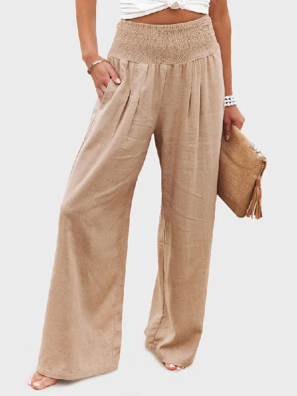 Classic Choice Linen Ease Wide-Leg Pants