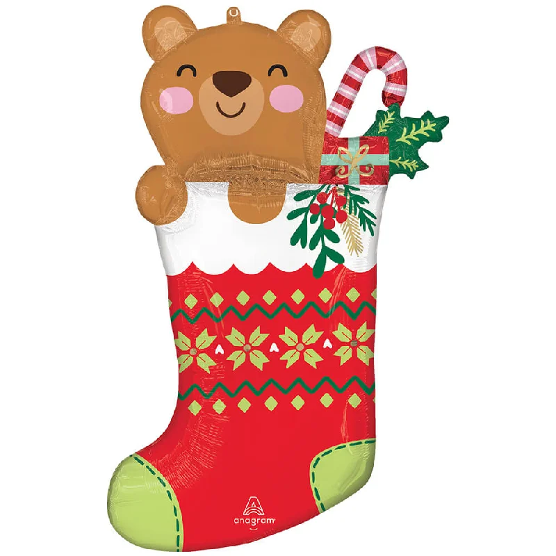 Cozy Dress 43 inch BEARY CHRISTMAS STOCKING