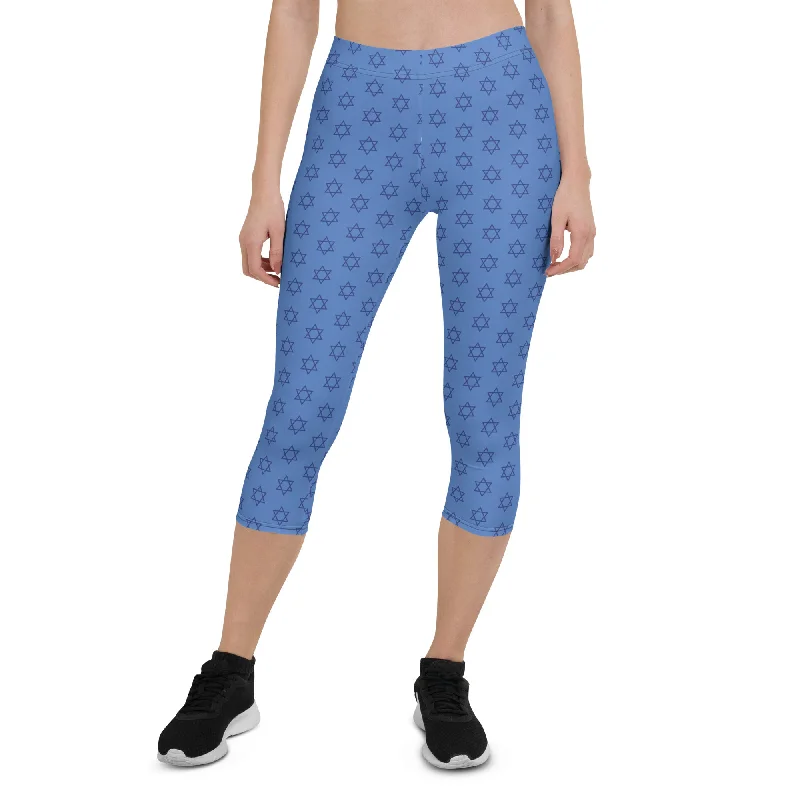 New Season Series Hanukkah Print Capris