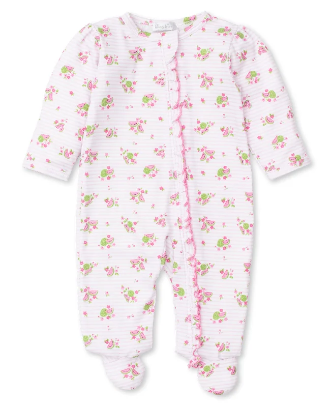 Fashionable Ease Girls Watermelon Footie
