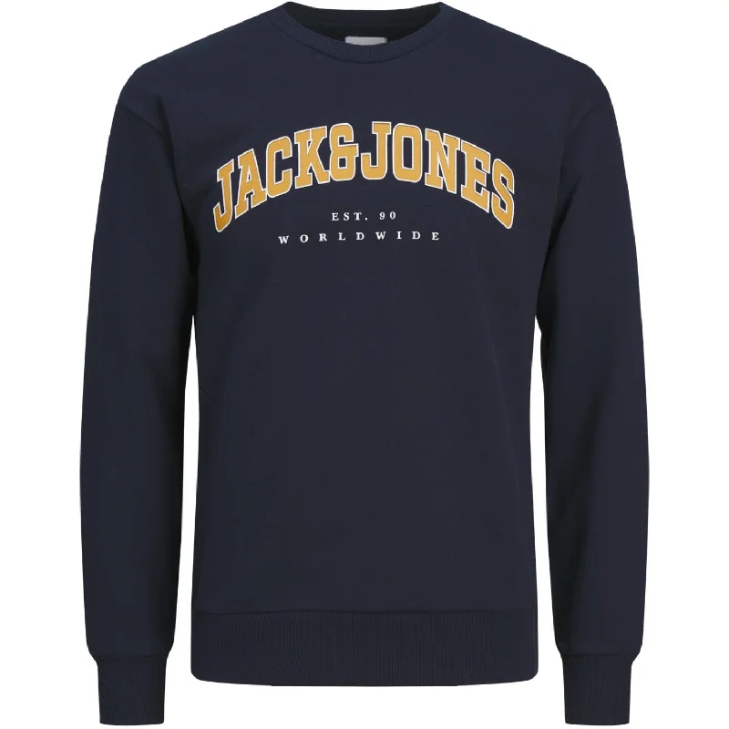 Street Charm Jack & Jones Junior Navy Blazer caleb Varsity Sweatshirt