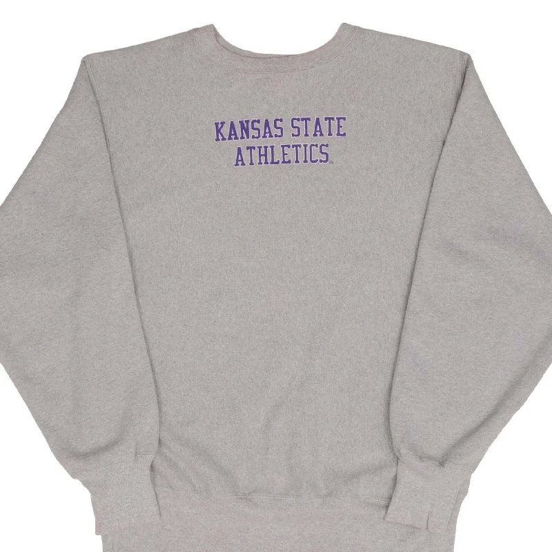 Elegant Design VINTAGE CHAMPION REVERSE WEAVE KANSAS STATE SWEATSHIRT 1990S SIZE XL