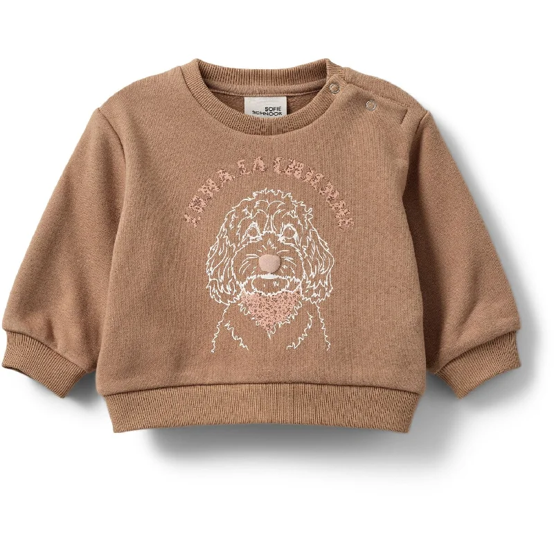 Lounge Chic Sofie Schnoor Cashew Brown Sweatshirt