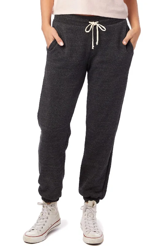 Knowledge And Elegance Classic Sweatpant In Eco Black