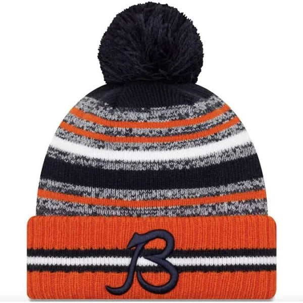 Bright Colors Chicago Bears New Era Sports Knit "B" Winter Hat