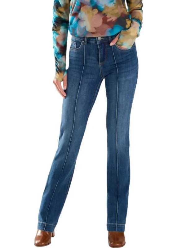 Fashion Pioneer Olivia Bootleg Jeans In Indigo