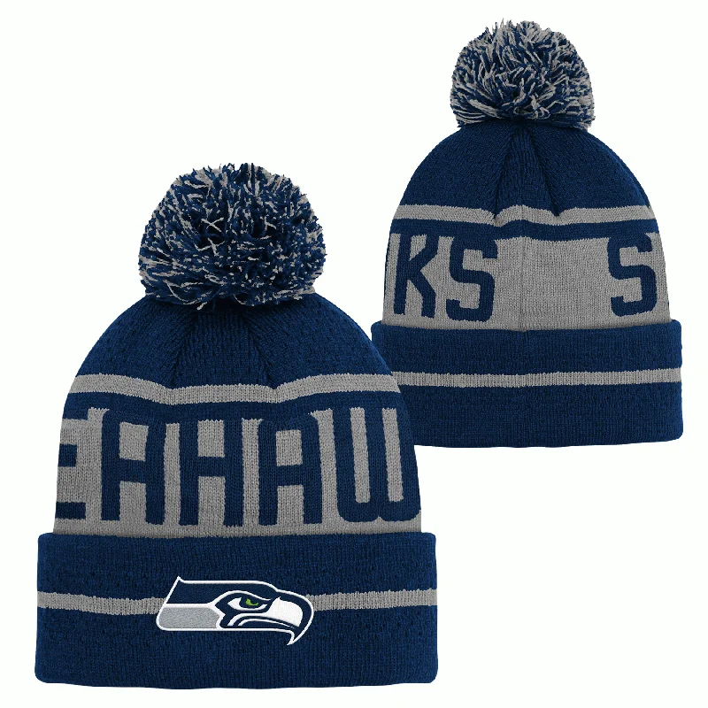 Lazy Style Seattle Seahawks Youth NFL Winter Hat