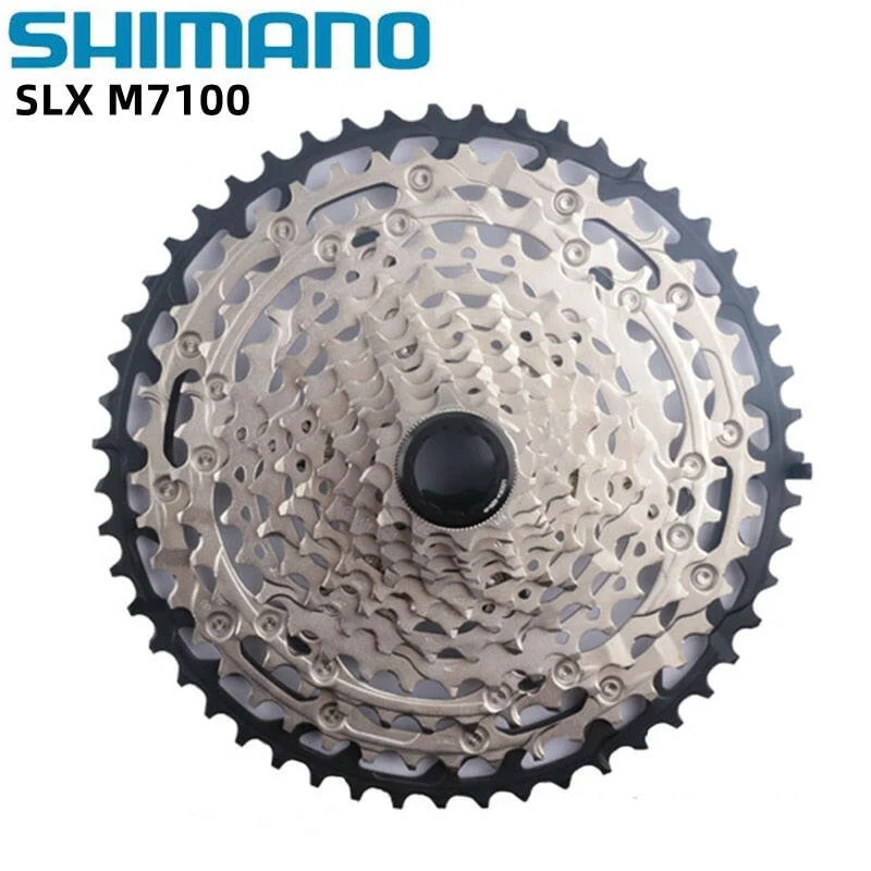 Sweet Girl Shimano SLX M7100 Cassette 12s For Mountain Bike 12 Speed MTB Flywheel 10-51T 10-45T Freewheel Original Shimano Riding Parts