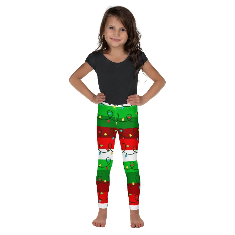 Beautiful Romance Festive Christmas Lights Kid's Leggings