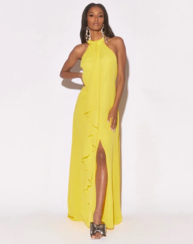 Warm Wear Aphrodite Maxi Dress - Yellow