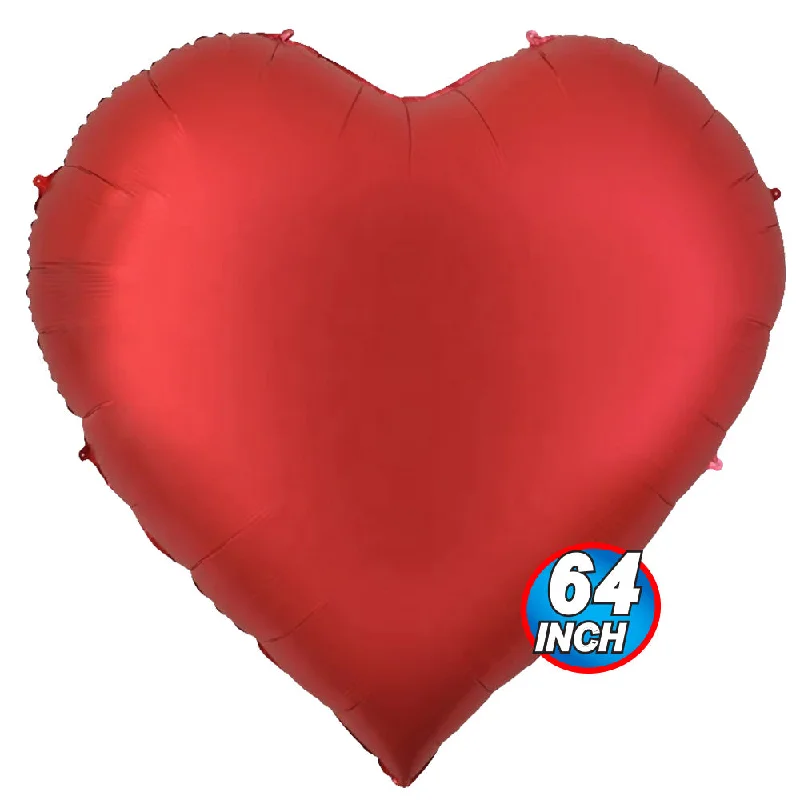 Comfortable Lifestyle 64 inch GIANT PERSON SIZE HEART - RED