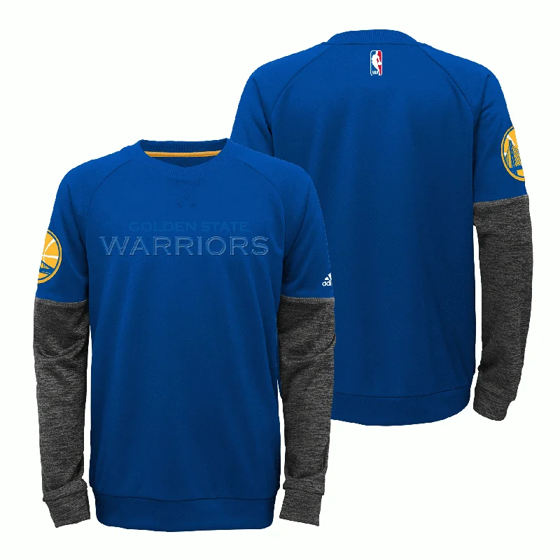 Hooded design Golden State Warriors Youth Long Sleeve On Court Shirt