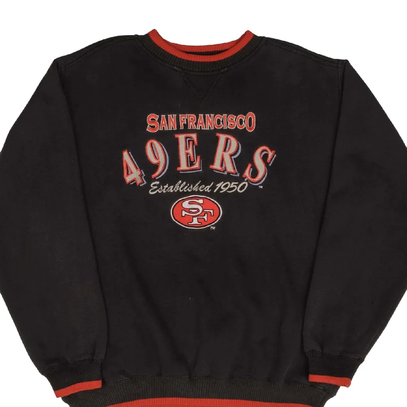 Cozy Look VINTAGE NFL SAN FRANCISCO 49ERS 1990S EMBROIDERED SWEATSHIRT SIZE XL