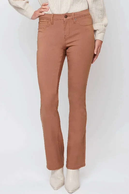 Preview New Products Missy Hyperstretch Bootcut Pants In Almond