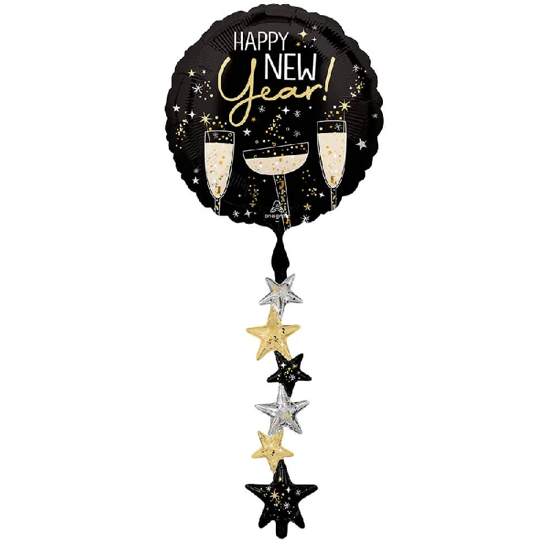 Cozy Chic 67 inch BUBBLY NEW YEAR AIRWALKERS