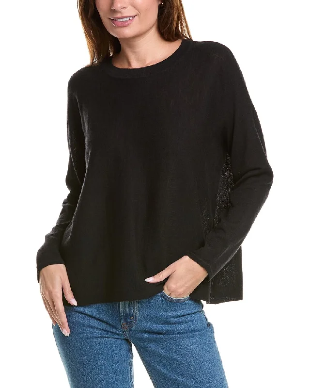 Moisture wicking Eileen Fisher Round Neck Wool Top