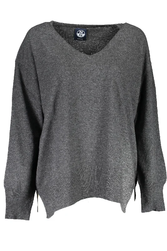Urban Style North Sails Chic V-Neck Recycled Fibers Women's Sweater