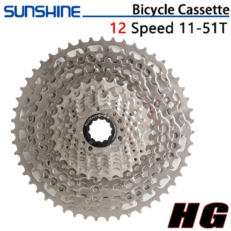 Weekend Comfort Wear MTB Bicycle Cassette 12 Speed 11-51T HG Flywheel Mountain Bike 12S Sprocket For DEORE M6100 M7100 M8100 XTR M9100 SX NX GX XX1