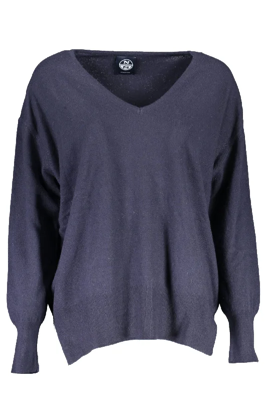 Dessert Matching North Sails Eco-Conscious V-Neck Wool Blend Women's Sweater