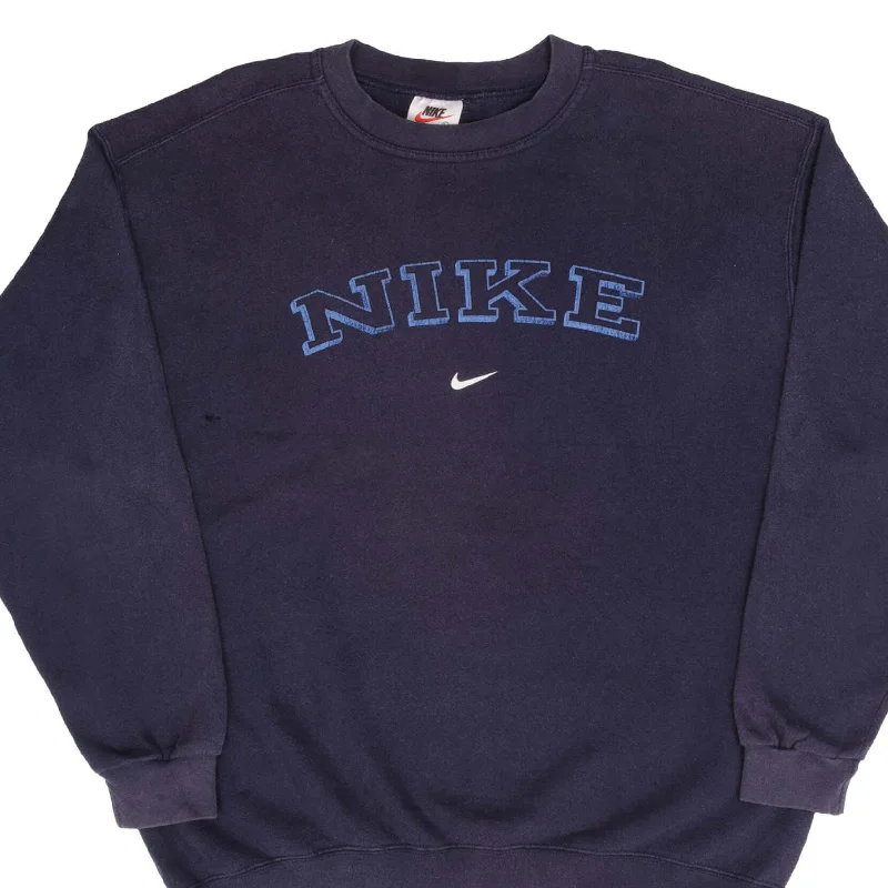 Personalized Wear VINTAGE NIKE SPELLOUT SWOOSH SWEATSHIRT 1990S SIZE LARGE MADE IN USA