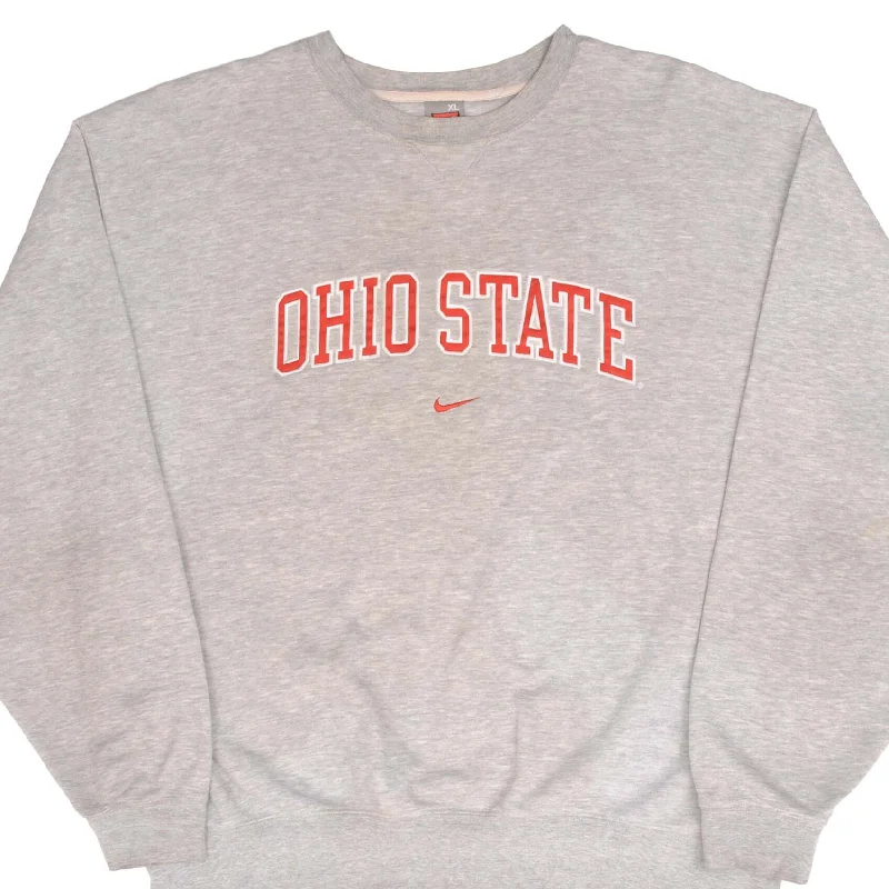 Soft Style VINTAGE NIKE CENTER SWOOSH NCAA OHIO STATE SWEATSHIRT 2000S SIZE XL