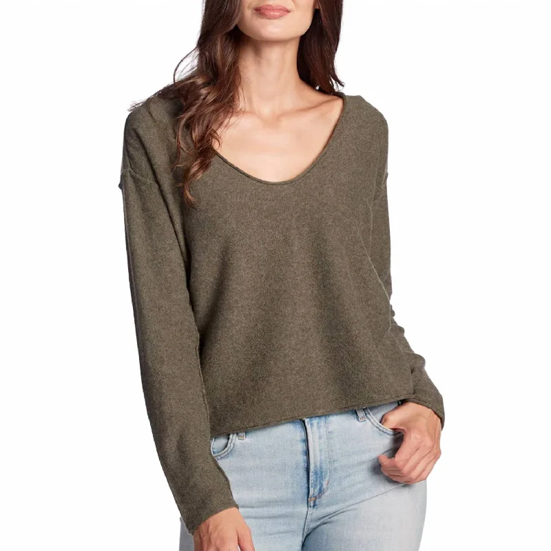 Light Fit The Nora Sweater In Military