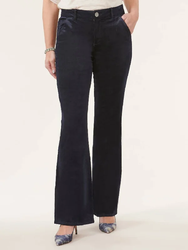 Comfortable Lifestyle Itty Bitty Boot Trouser In Navy
